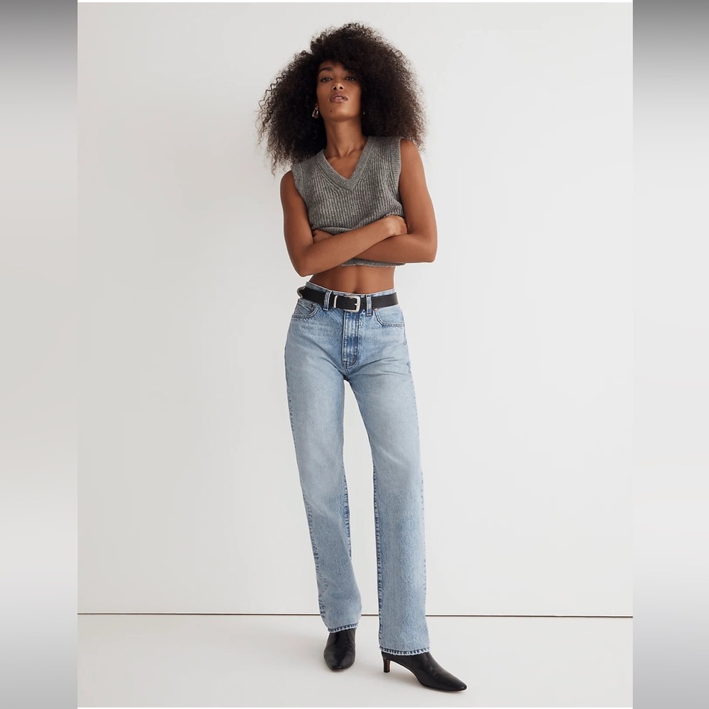 Madewell ‘90s Straight Jean in Mercer Wash